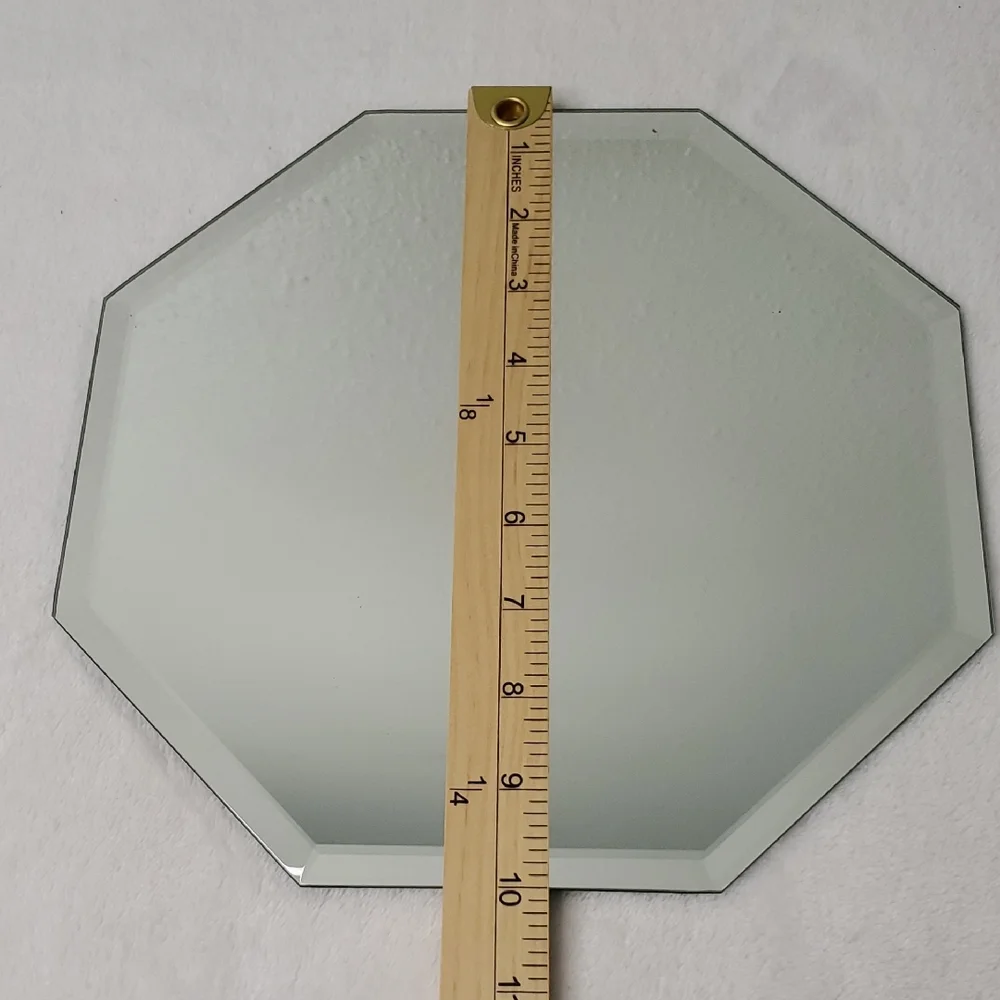 Octagonal Silver Mirror